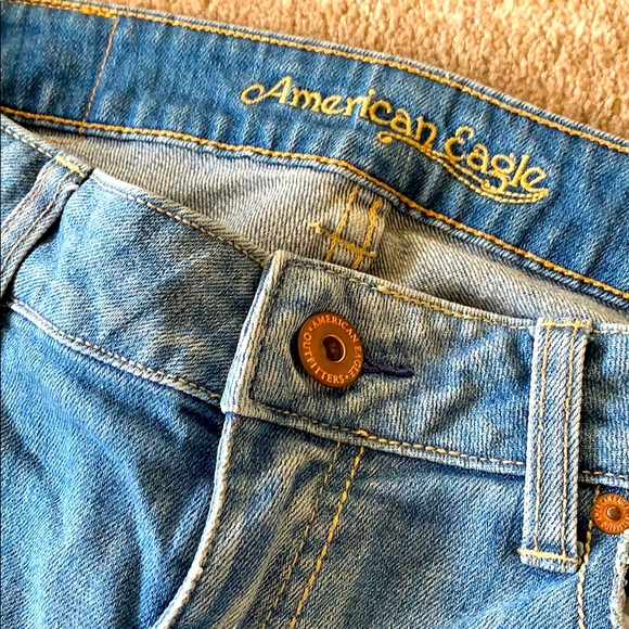 American Eagle Light Straight Leg Jeans Regular 6 - Picture 1 of 2